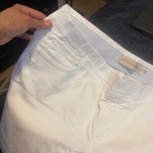 Soft Surroundings White Jeans 1X